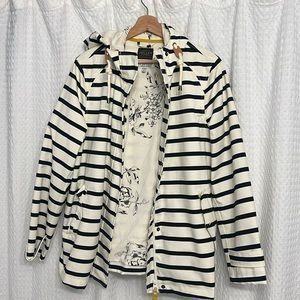 Joules waterproof raincoat, women’s, size 12.